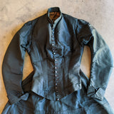 RESERVED LISTING | Green 1870s to 1900s Altered Dress