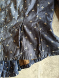 1890s Indigo Calico Dress