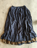 1890s Indigo Calico Dress