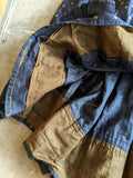 1890s Indigo Calico Dress