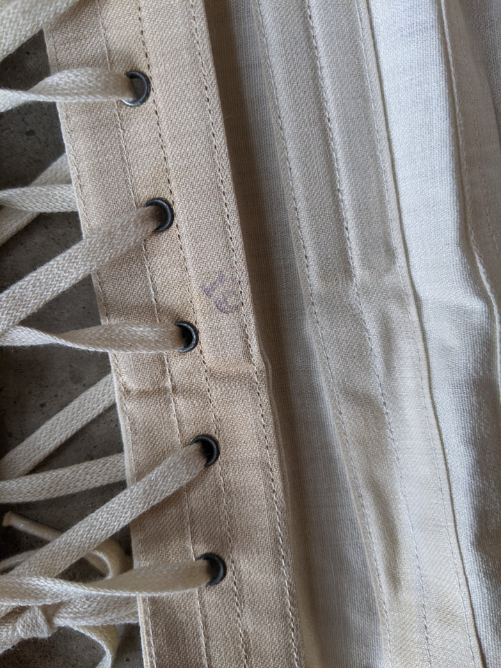 1910s Deadstock Corset - 19" - #1