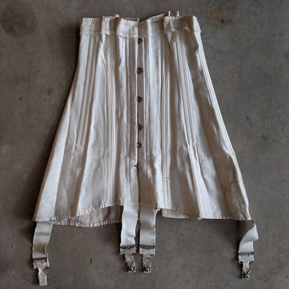 1910s Deadstock Corset - 22" - #6