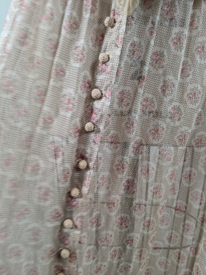 Late 1910s Cotton Voile Dress