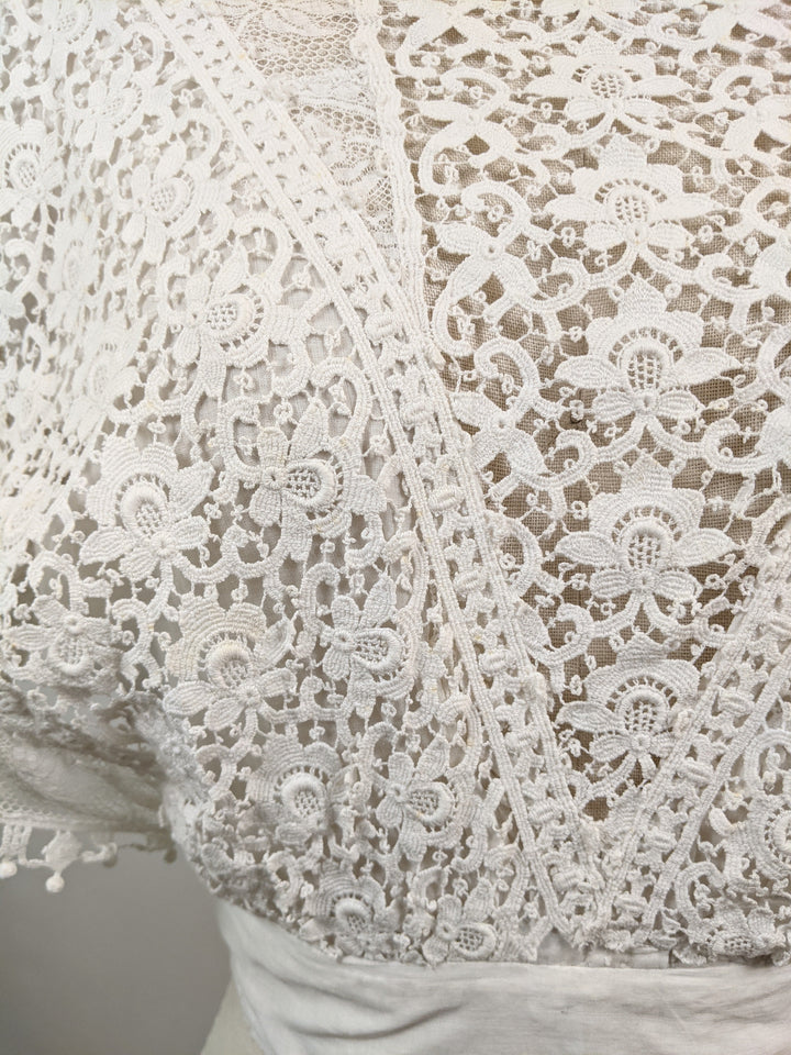 1910s Lace Dress Top