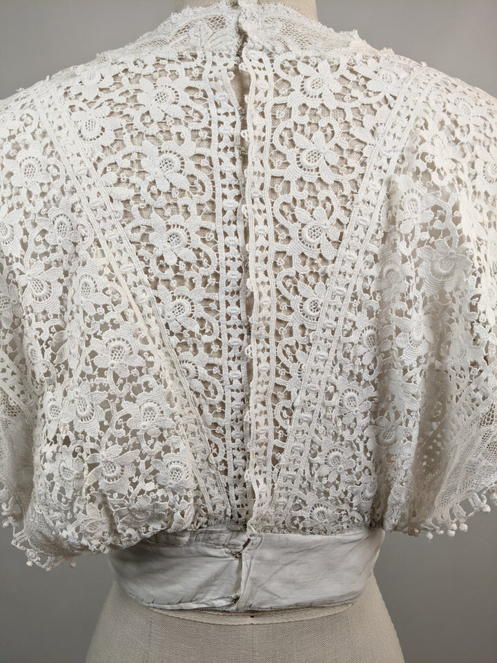 1910s Lace Dress Top
