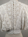 1910s Lace Dress Top