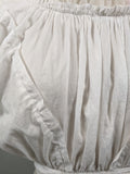 1910s Cotton Corset Cover / Dress Top