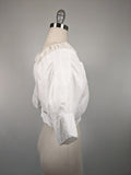 1910s Cotton Corset Cover / Dress Top