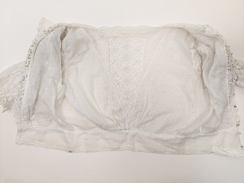 1910s Lace Dress Top