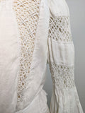 1900s Linen Shirtwaist | As Is