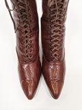 1910s-20s Brown Boots | Approx Sz 7-7.5