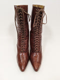 1910s-20s Brown Boots | Approx Sz 7-7.5