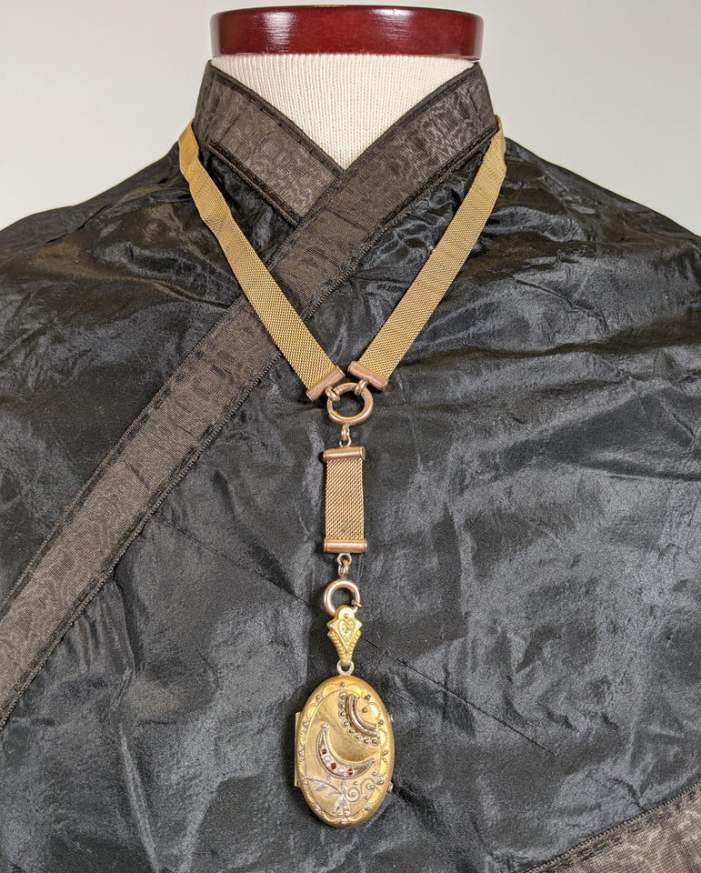 19th C Moon Locket