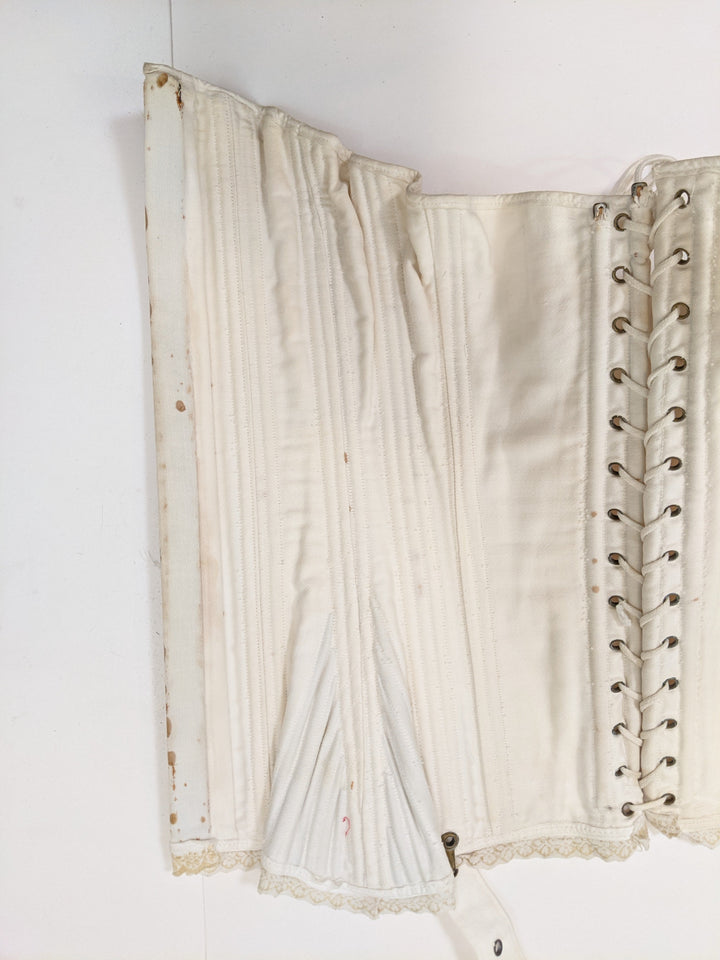 Side Lacing Maternity Corset C. 1890s