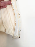 Side Lacing Maternity Corset C. 1890s