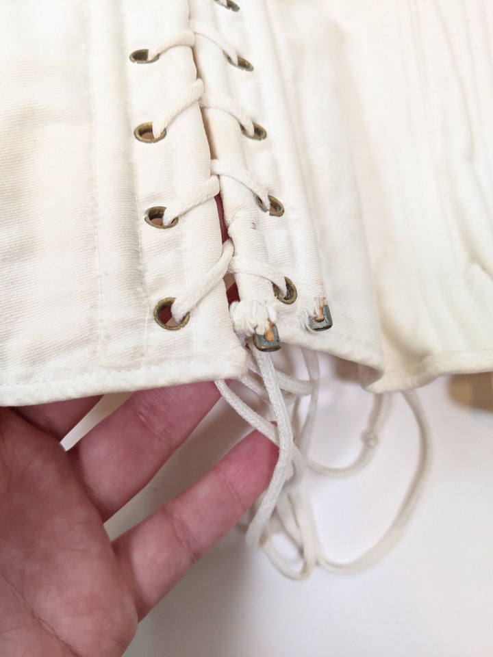 Side Lacing Maternity Corset C. 1890s
