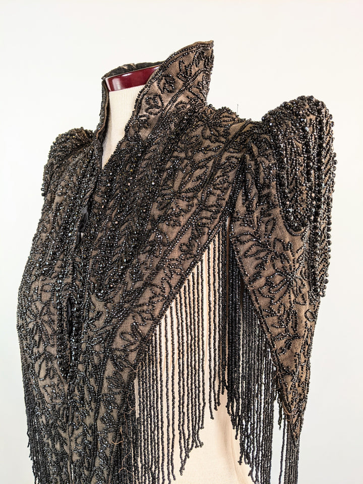 1890s Beaded Mantle | Study/Display Only
