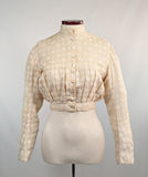 1870s-80s Cotton Shirtwaist