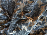 1880s Black Brocade Bodice