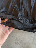 1890s Black Silk Tea Gown or Wrapper