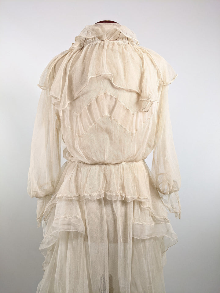 1910s Net Lace Dress