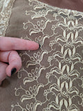 1920s Sheer Silk + Lace Dress