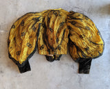 1904-1905 Yellow + Black Silk Bodice