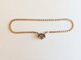 Late 19th C Book Chain Celestial Necklace