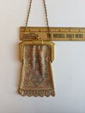 Art Deco Whiting & Davis Enameled Purse