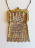Art Deco Whiting & Davis Enameled Purse