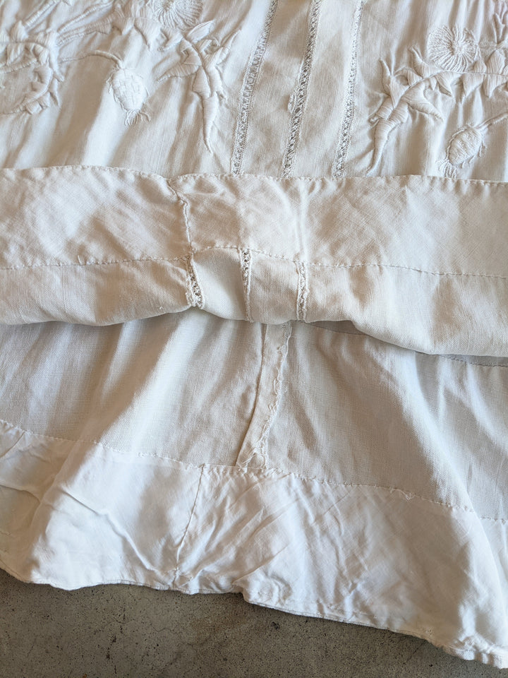 1900s Thistle Linen Dress