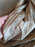 Romantic Era Gold Silk Evening Gown