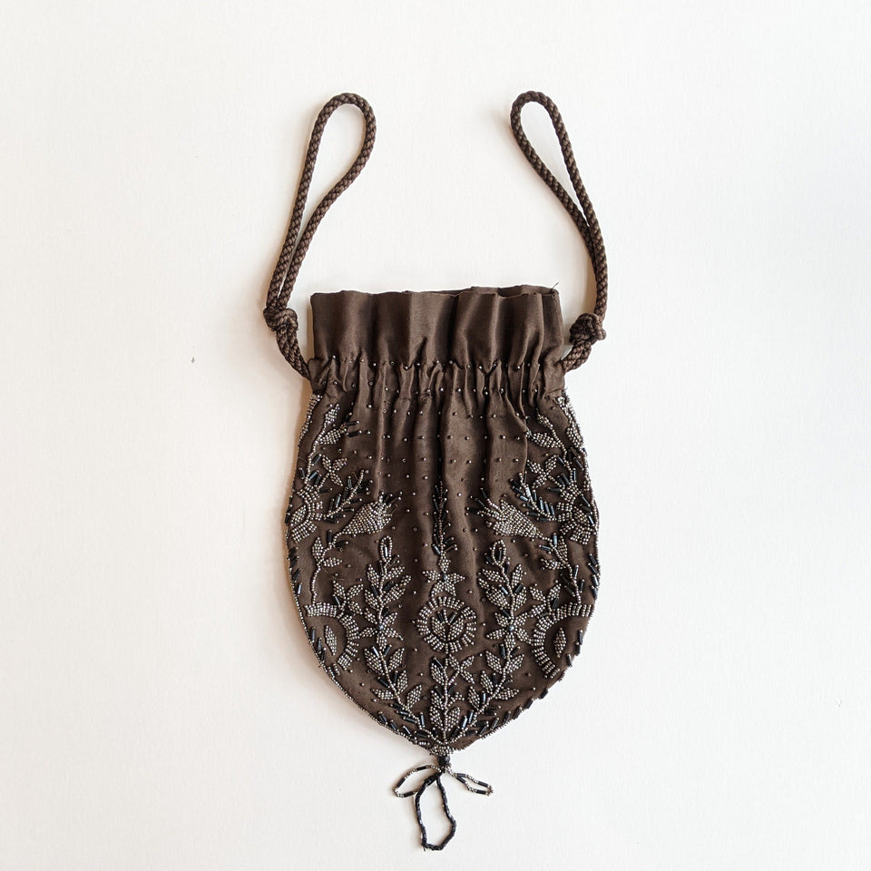 1910s-1920s Cut Steel Beaded Reticule