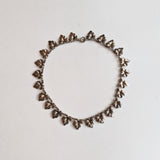 1900s Art Nouveau Leaves Choker Necklaces