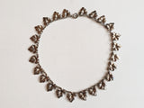 1900s Art Nouveau Leaves Choker Necklaces