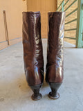 Late 1910s-Early 1920s Brown Boots | Approx Sz 7