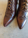 Late 1910s-Early 1920s Brown Boots | Approx Sz 7