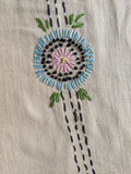 1920s Embroidered Handmade Dress | Sz L