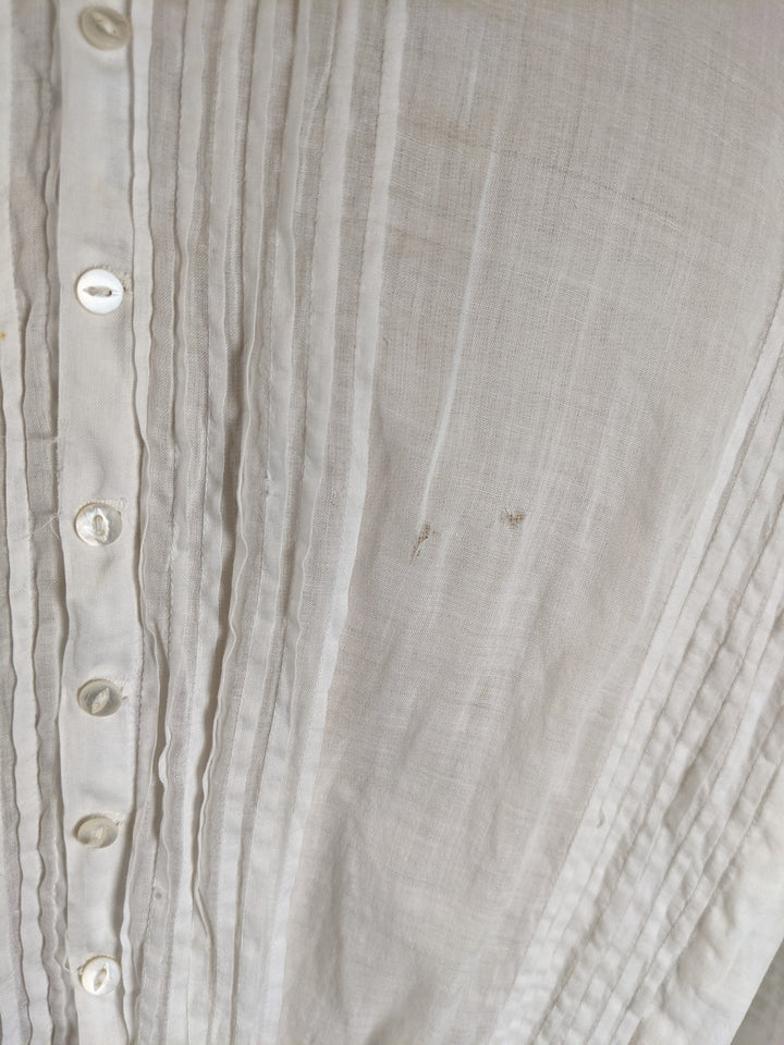 1900s White Lace Shirtwaist