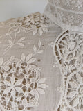1900s White Lace Shirtwaist