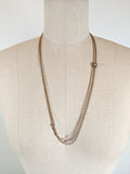 1890s-1900s Opal + Pearl Star Slide Chain