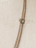 1890s-1900s Opal + Pearl Star Slide Chain