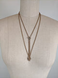 1890s-1900s Opal + Pearl Star Slide Chain
