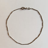 Late 19th C. White Gold Filled Chain