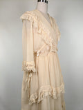 1910s Silk Chiffon Dress | Study / Display