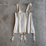 1910s Deadstock Ferris Corset | Sz 28