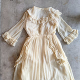 1910s Silk Chiffon Dress | Study / Display