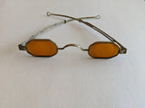 19th C. Orange Tinted Eyeglasses