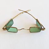19th C. Green Tinted 4-Lens Eyeglasses