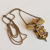 19th C. Etruscan Revival Locket Necklace